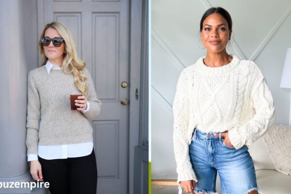 how to layer a sweater